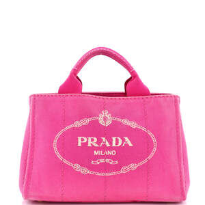 Prada Canapa Tote Canvas Mini #185009P59B